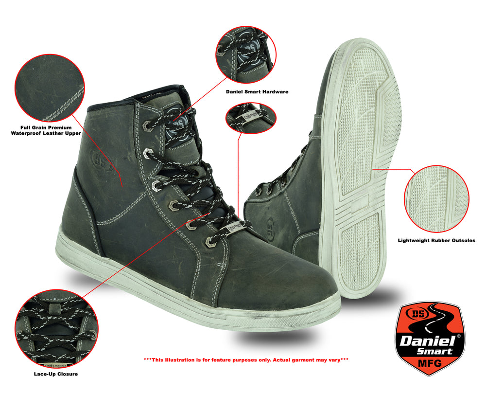 DS9735 Men's Waterproof Riding Shoes New Arrivals Virginia City Motorcycle Company Apparel 