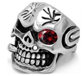 R134 Stainless Steel Observe Biker Ring New Arrivals Virginia City Motorcycle Company Apparel 