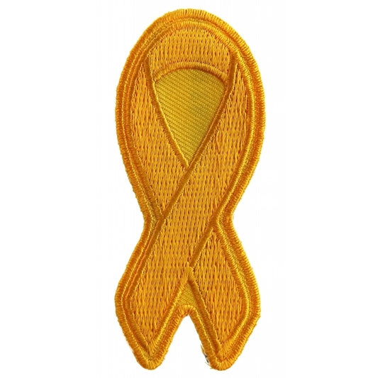 P3780 Yellow Ribbon Patch Patches Virginia City Motorcycle Company Apparel 