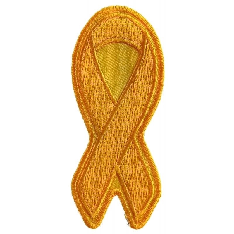 P3780 Yellow Ribbon Patch Patches Virginia City Motorcycle Company Apparel 