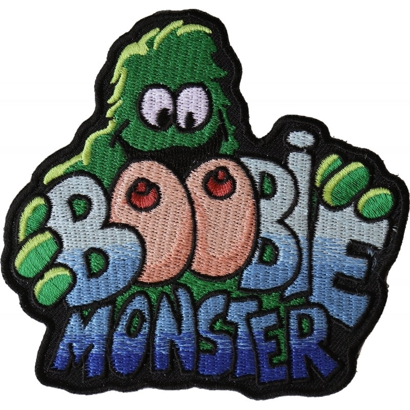P5942 Boobie Monster Patch Patches Virginia City Motorcycle Company Apparel 
