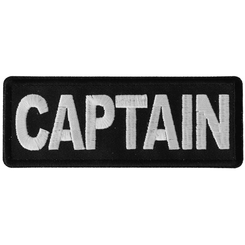 P6280 Captain Patch Patches Virginia City Motorcycle Company Apparel 