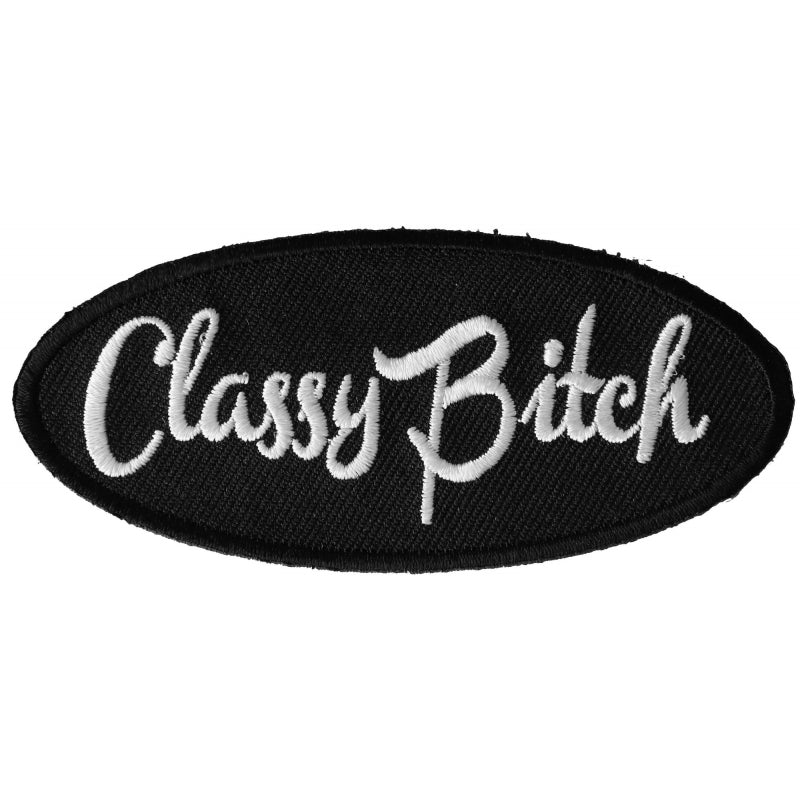 P3253 Classy Bitch Patch Patches Virginia City Motorcycle Company Apparel 