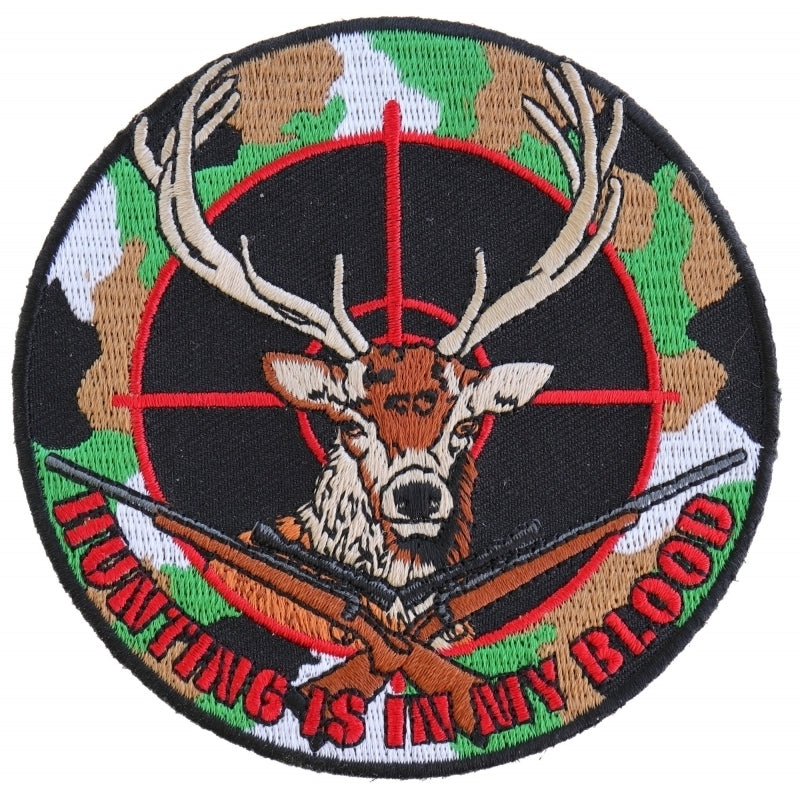 P4348 Deer Hunter Patch Patches Virginia City Motorcycle Company Apparel 