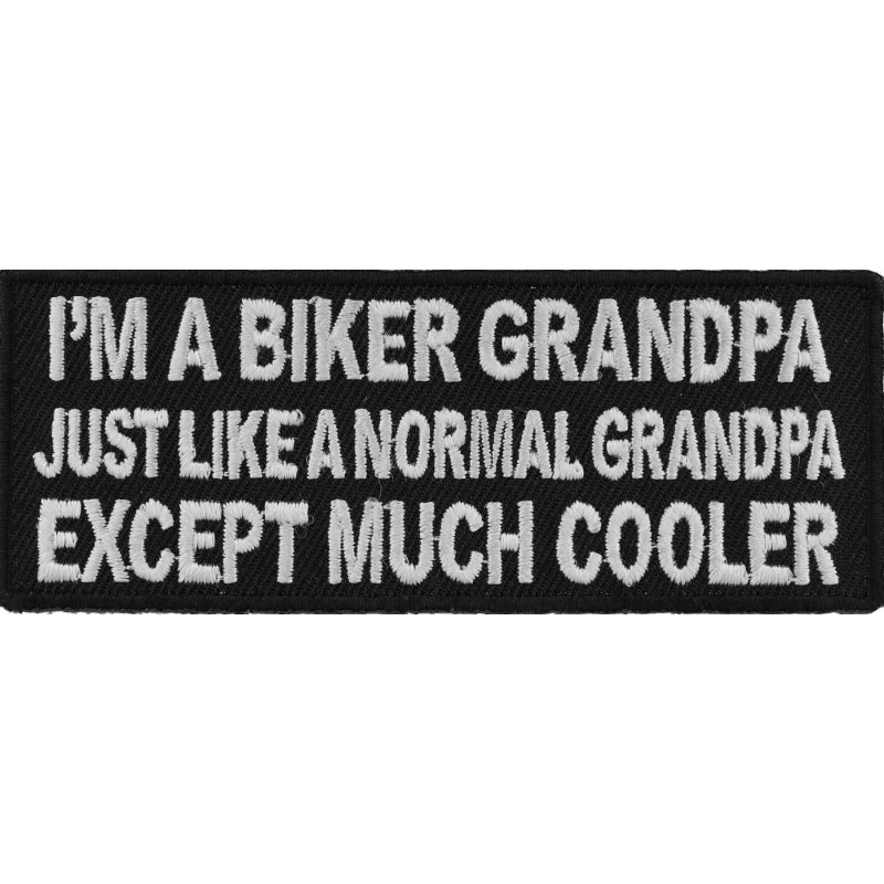 P5062 I'm A Biker GrandPa Just Like A Normal Grandpa Except Much Cool Patches Virginia City Motorcycle Company Apparel 