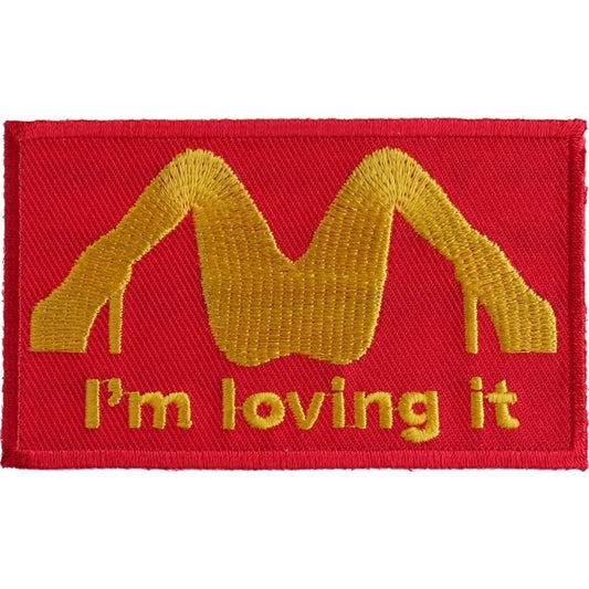 P2934 I'm Loving It Patch Patches Virginia City Motorcycle Company Apparel 