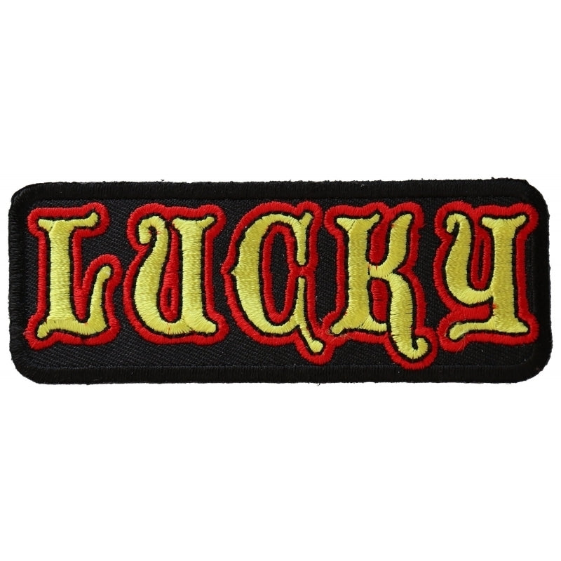 P1314 Lucky Patch Patches Virginia City Motorcycle Company Apparel 
