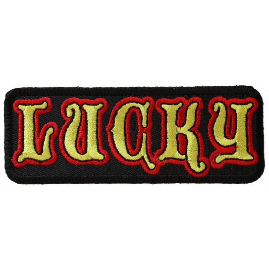 P1314 Lucky Patch Patches Virginia City Motorcycle Company Apparel 