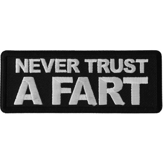 P6701 Never Trust a Fart Patch Patches Virginia City Motorcycle Company Apparel 