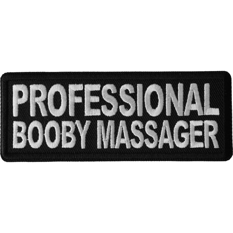 P6672 Professional Booby Massager Patch Patches Virginia City Motorcycle Company Apparel 