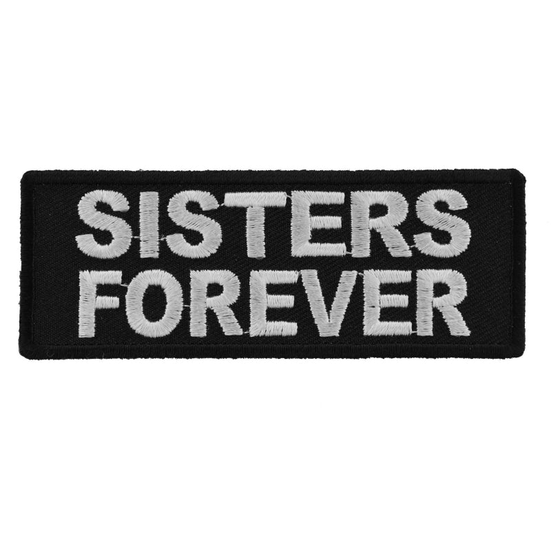 P5337 Sisters Forever Iron on Morale Patch Patches Virginia City Motorcycle Company Apparel 