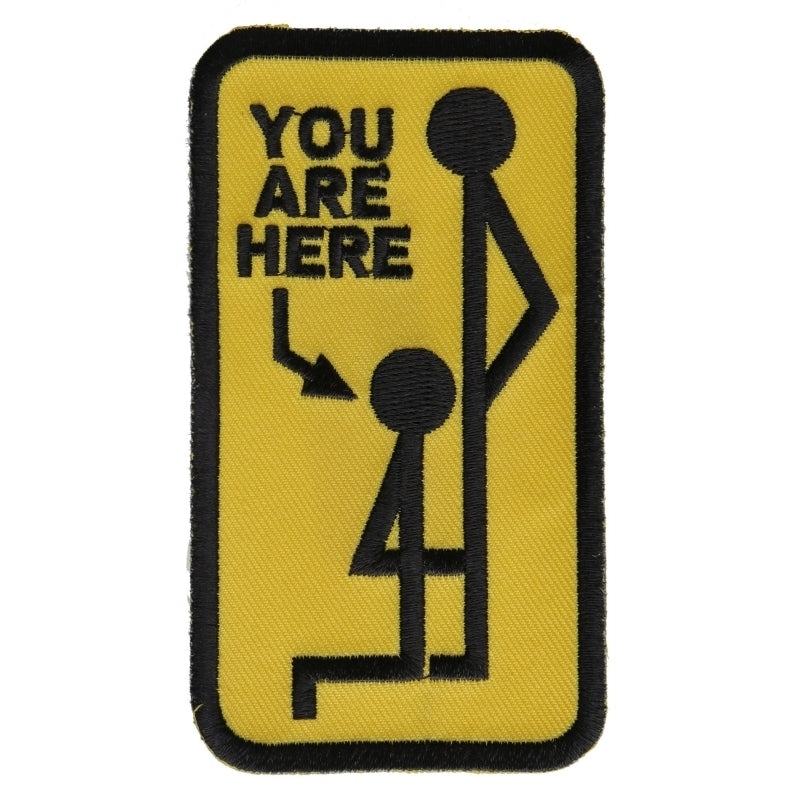 P1272 You Are Here Patch Patches Virginia City Motorcycle Company Apparel 
