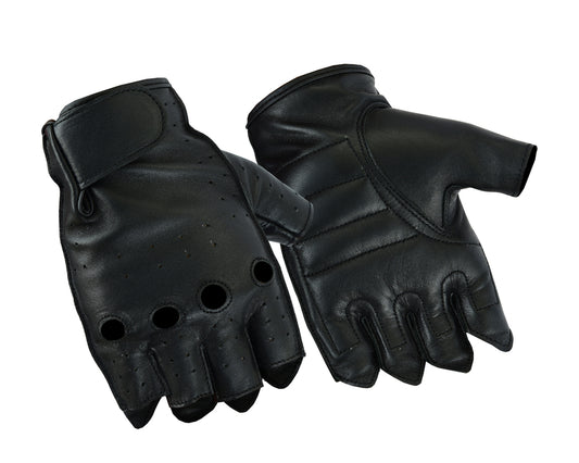 DS66 Men's Advance Deer Skin Fingerless Gloves Men's Fingerless Gloves Virginia City Motorcycle Company Apparel 
