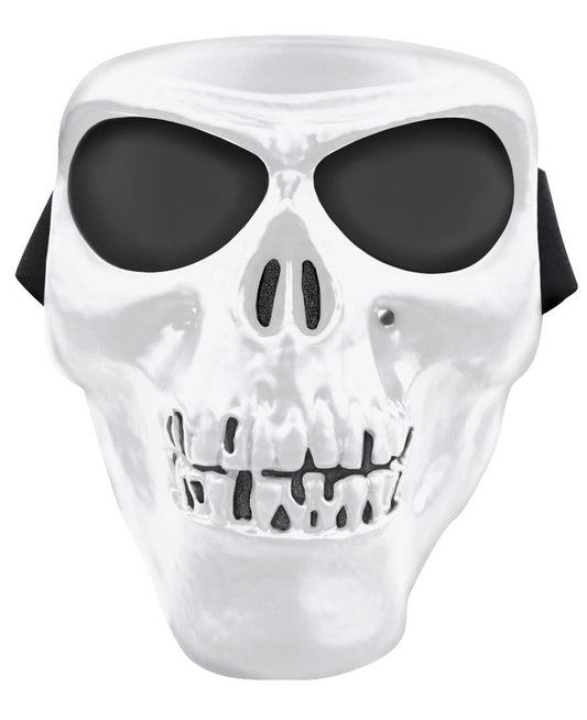 SMWS Skull Mask White SM Full Facemasks Virginia City Motorcycle Company Apparel 