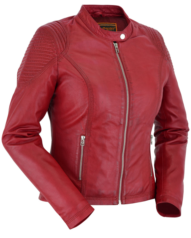 DS5501 Cabernet - Women's Fashion Leather Jacket Women's Leather Motorcycle Jackets Virginia City Motorcycle Company Apparel 