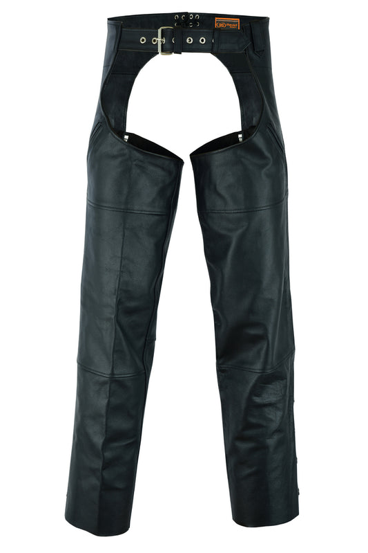 DS410 Dual Deep Pocket Unisex Chaps Unisex Chaps & Pants Virginia City Motorcycle Company Apparel 