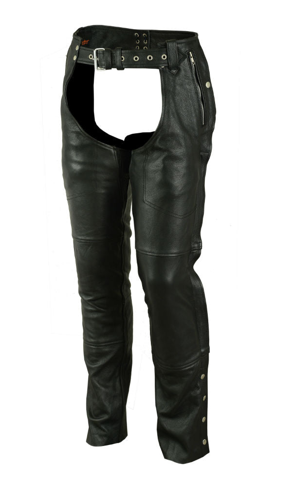DS478 Unisex Double Deep Pocket Thermal Lined Chaps New Arrivals Virginia City Motorcycle Company Apparel 