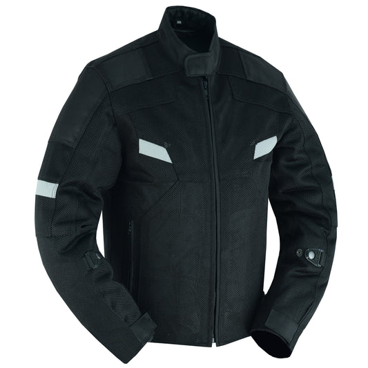 DS766 Men's Performance Mesh Jacket - Black New Arrivals Virginia City Motorcycle Company Apparel 