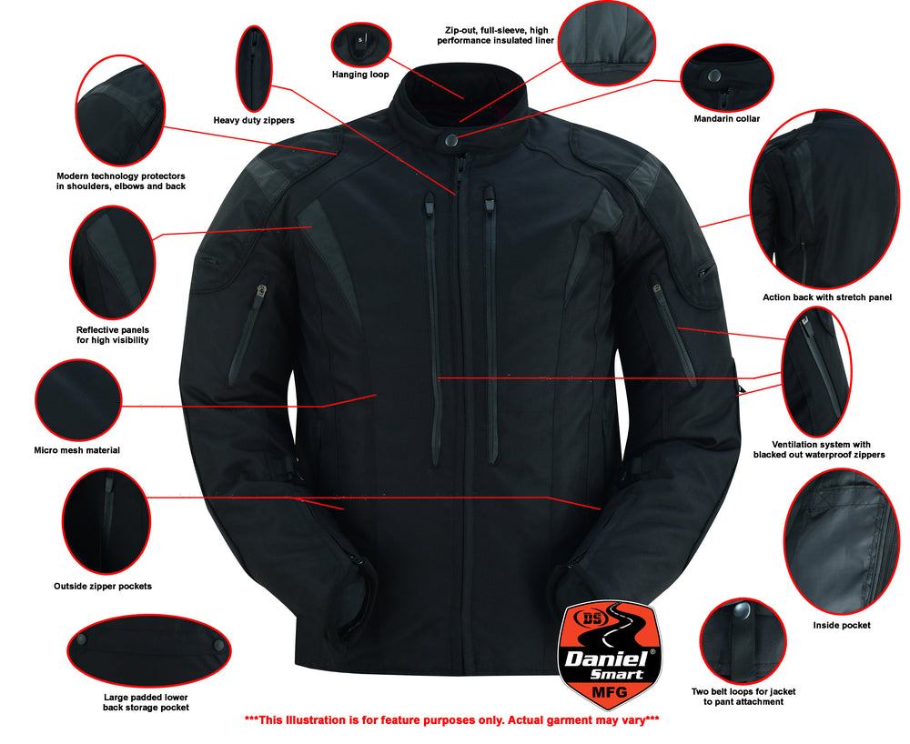 DS4630 Blast - Black New Arrivals Virginia City Motorcycle Company Apparel 