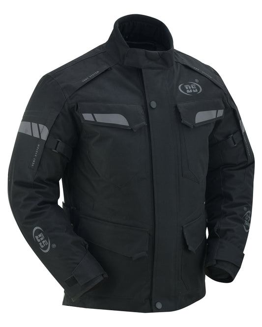 DS4615 Advance Touring Textile Motorcycle Jacket for Men - Black Men's Jacket Virginia City Motorcycle Company Apparel 