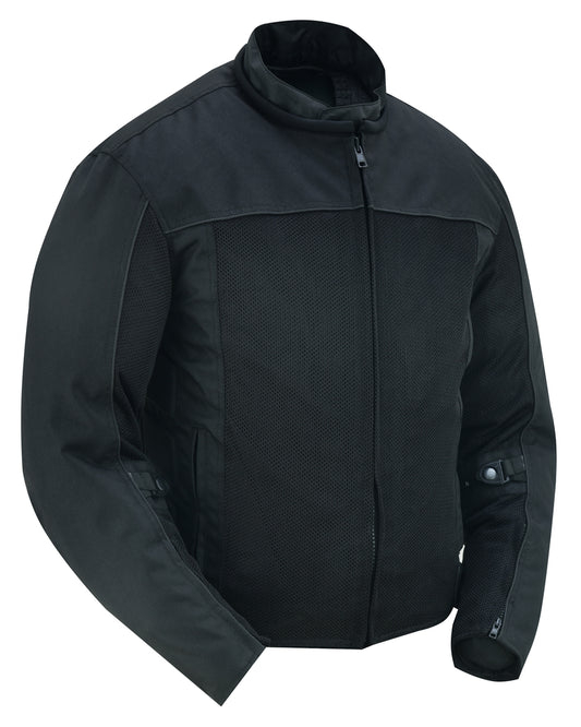 DS4640 Cross Wind - Black Men's Jacket Virginia City Motorcycle Company Apparel 