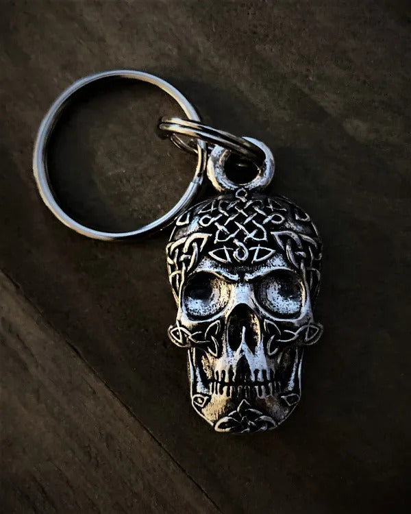 BBK-02 Celtic Skull Keychain Wallet Chains/Key Leash Virginia City Motorcycle Company Apparel 