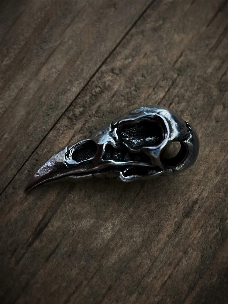 BBK-05 Raven Skull Keychain Wallet Chains/Key Leash Virginia City Motorcycle Company Apparel 