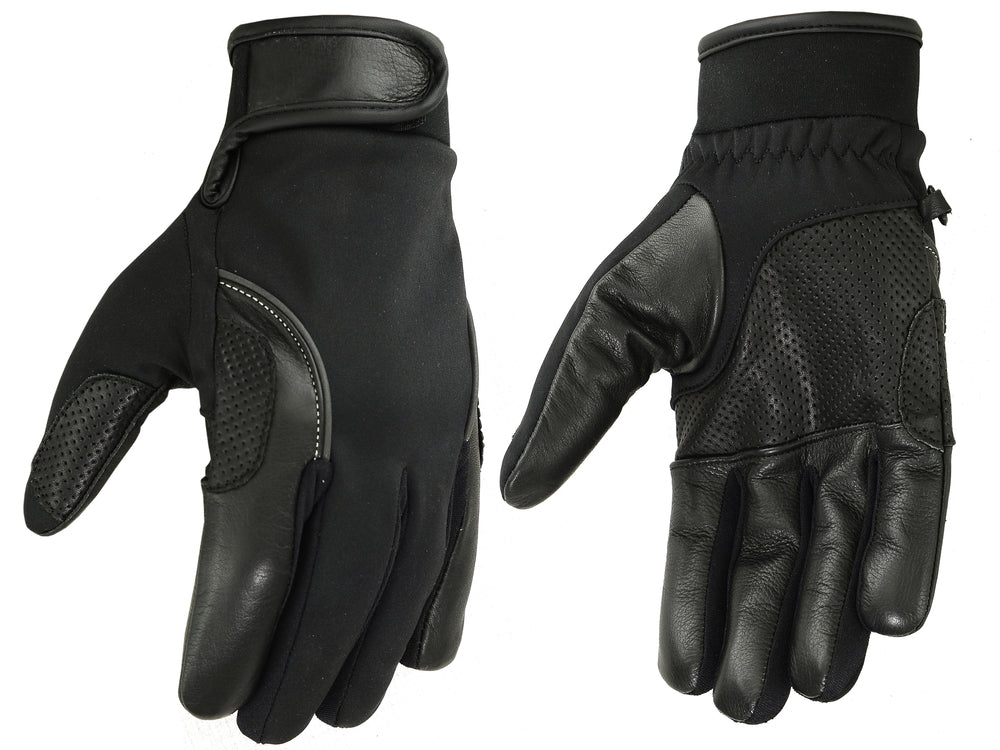 DS33 Leather/ Textile Lightweight Glove Men's Lightweight Gloves Virginia City Motorcycle Company Apparel 