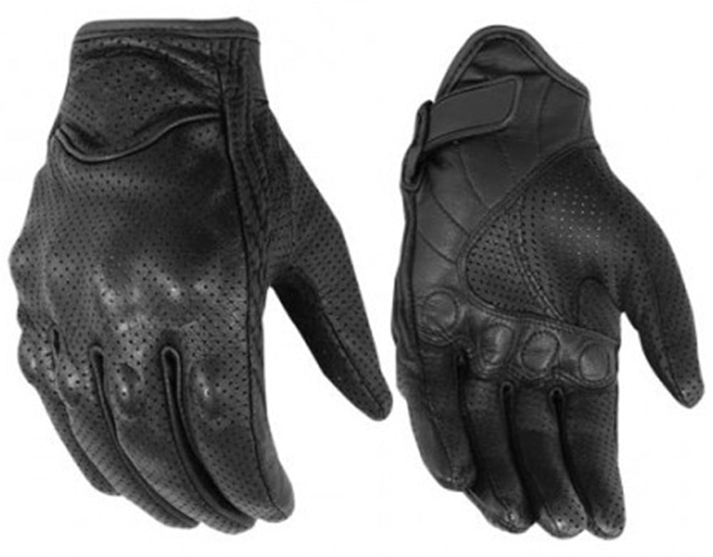 DS76 Perforated Sporty Glove Men's Lightweight Gloves Virginia City Motorcycle Company Apparel 