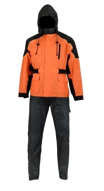DS591OR Rain Suit (Orange) Rain Suits Virginia City Motorcycle Company Apparel 