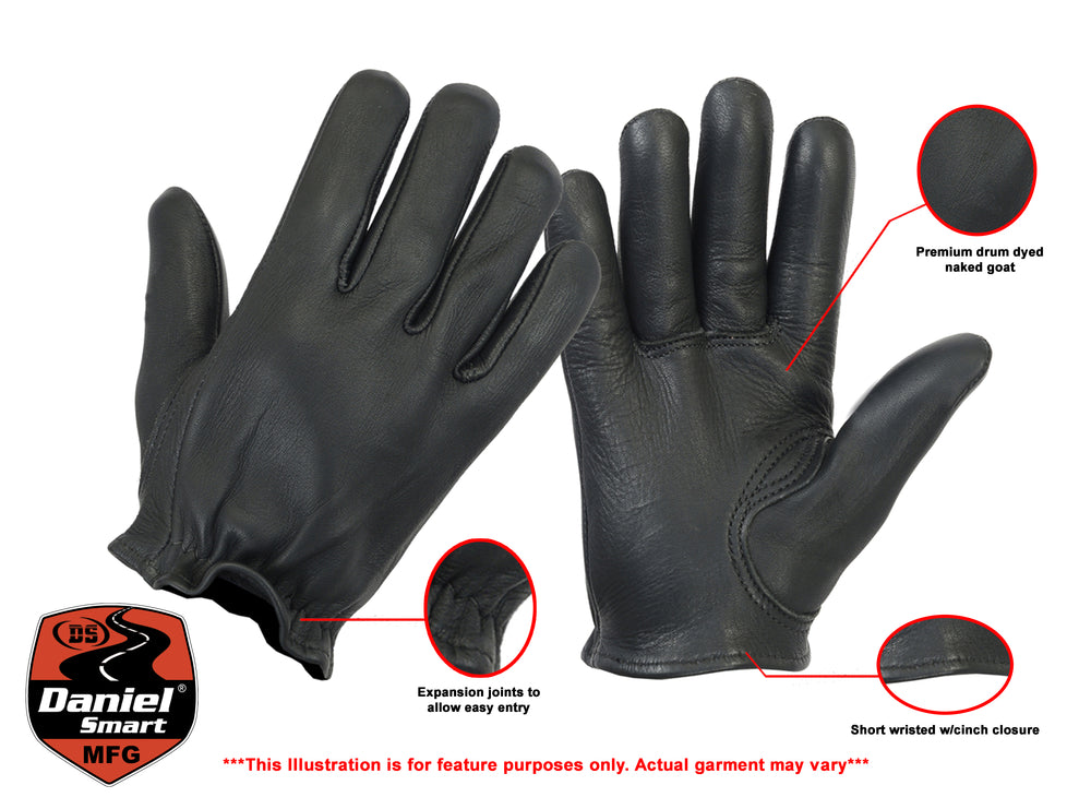 DS89 Premium Police Style Glove Men's Lightweight Gloves Virginia City Motorcycle Company Apparel 