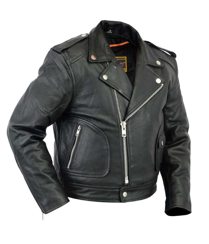 DS1722 Unisex Kid's M/C Style Jacket Kid's Leather Virginia City Motorcycle Company Apparel 