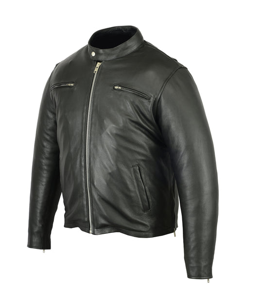 DS717 Men's Sporty Cruiser Jacket Men's Leather Motorcycle Jackets Virginia City Motorcycle Company Apparel 