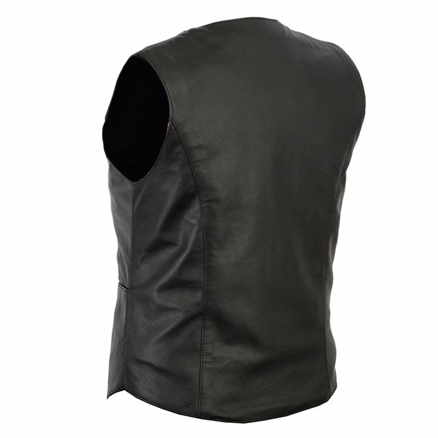 DS251 Women's Classic Plain Side Vest Women's Vests Virginia City Motorcycle Company Apparel 