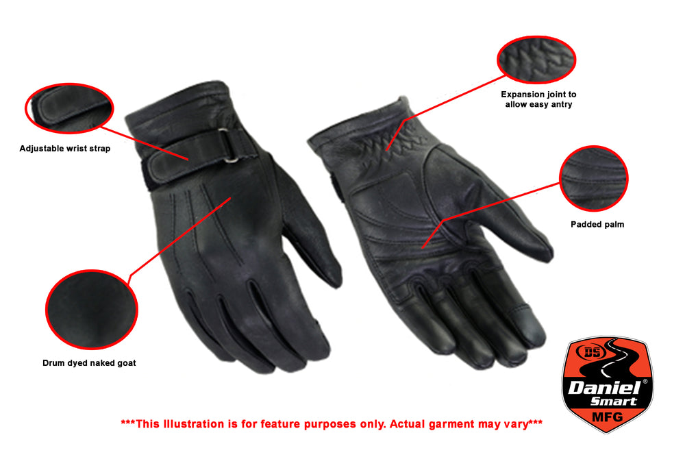 DS80 Women's Classic Glove Women's Lightweight Gloves Virginia City Motorcycle Company Apparel 