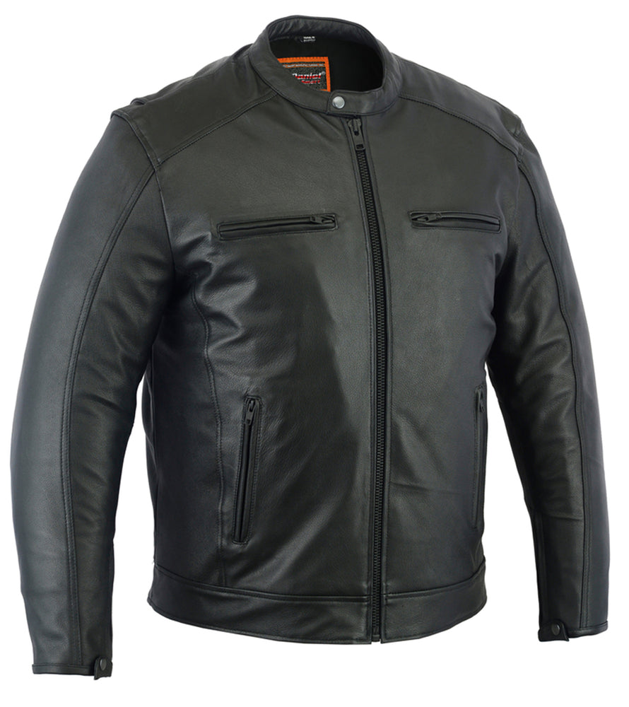 DS735 Men's Cruiser Jacket Men's Leather Motorcycle Jackets Virginia City Motorcycle Company Apparel 