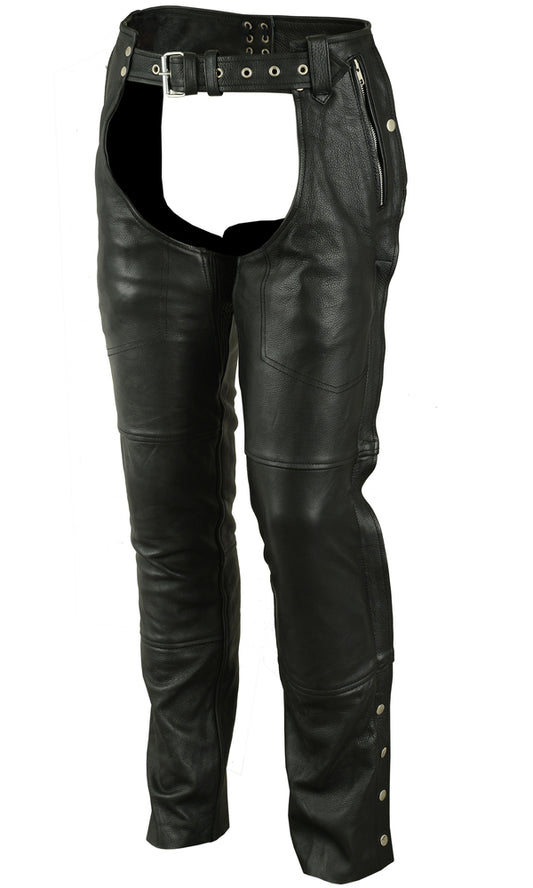 RC476 Unisex Double Deep Pocket Thermal Lined Chaps Chaps Virginia City Motorcycle Company Apparel in Nevada USA