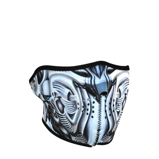 WNFM074H ZAN® Half Mask- Neoprene- Biomechanical Half Facemasks Virginia City Motorcycle Company Apparel 