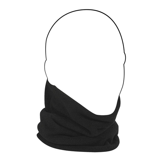 WFMFN114 ZAN® Neck Gaiter- Microfleece- Black Head/Neck/Sleeve Gear Virginia City Motorcycle Company Apparel 