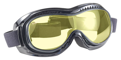 9312 Airfoil Goggle- Yellow Goggles Virginia City Motorcycle Company Apparel 
