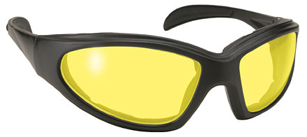 43612 Chopper Blk Frm/Yellow Lens Sunglasses Virginia City Motorcycle Company Apparel 