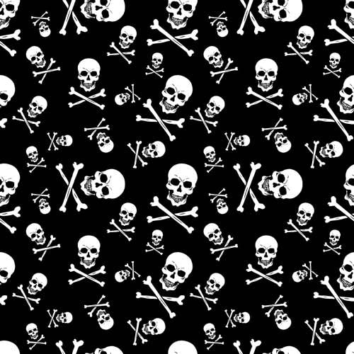 BD2512 Bandana Skull and Crossbones Bandanas Virginia City Motorcycle Company Apparel 