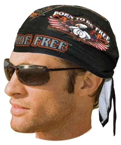 HW2604 Born to be Free Headwraps Virginia City Motorcycle Company Apparel 