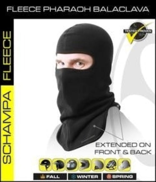 BLCLV006 Fleece Balaclava- Pharoah w/ Extended Front Panel Head/Neck/Sleeve Gear Virginia City Motorcycle Company Apparel 