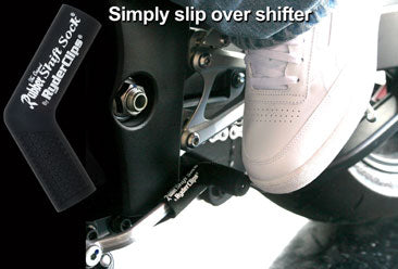 RSS-BLACK Rubber Shift Sock- Black Rubber Shift Sock Virginia City Motorcycle Company Apparel 
