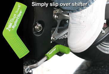 RSS-GREEN Rubber Shift Sock- Green Rubber Shift Sock Virginia City Motorcycle Company Apparel 