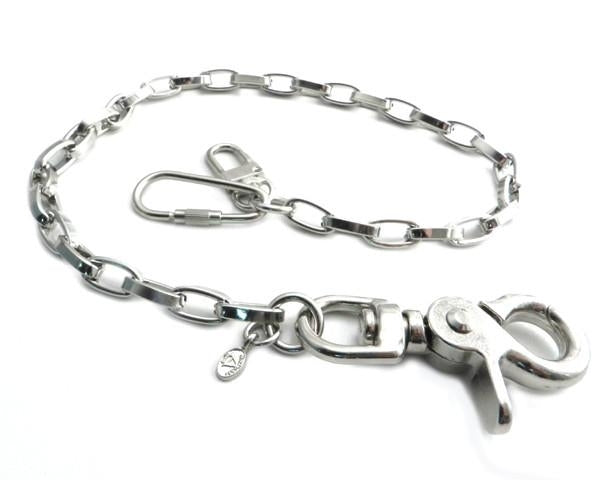 NC130-18 Modern Chrome Wallet Chain 16" Wallet Chains/Key Leash Virginia City Motorcycle Company Apparel 