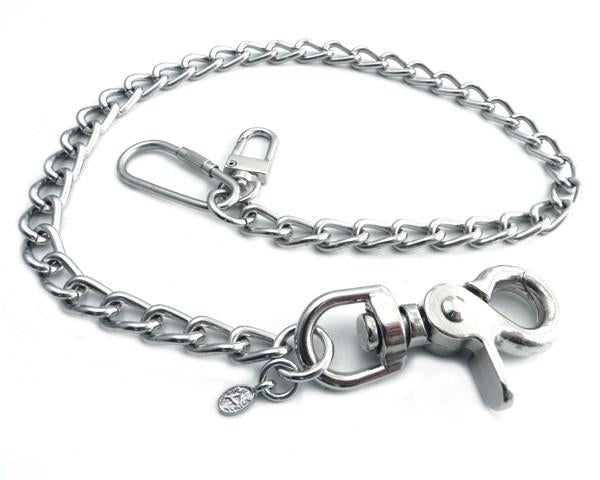NC180-16 Splicer Chrome Wallet Chain 16" Wallet Chains/Key Leash Virginia City Motorcycle Company Apparel 