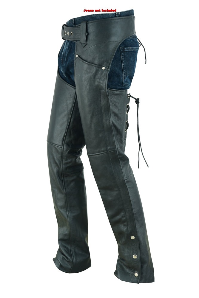 DS442 Women's Classic Hip Chap Women's Chaps & Pants Virginia City Motorcycle Company Apparel 