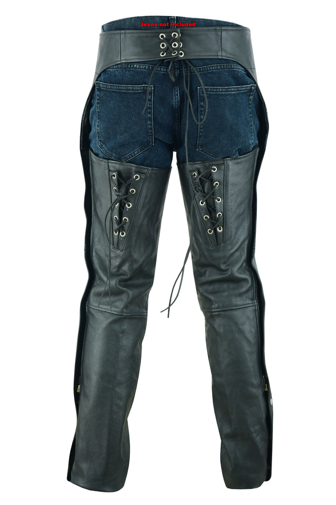 DS442 Women's Classic Hip Chap Women's Chaps & Pants Virginia City Motorcycle Company Apparel 